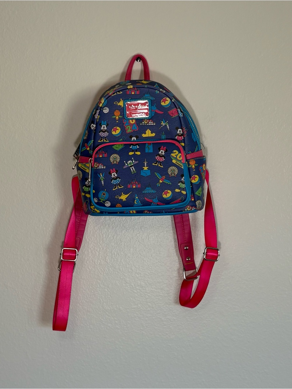 2024 Disney Parks Dated Figment Orange Bird Mickey Loungefly Mini Backpack